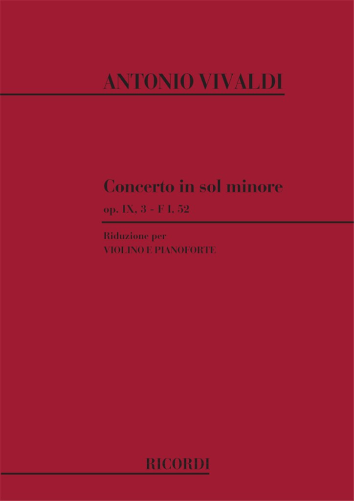 Concerti Per Vl., Archi E B.C.: